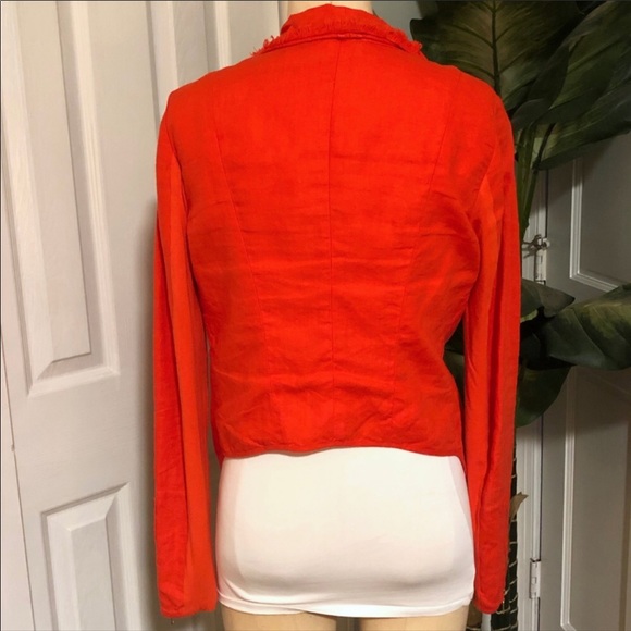 Marciano 🍭 Shayna Red Linen Sweater 2 - Picture 2 of 5